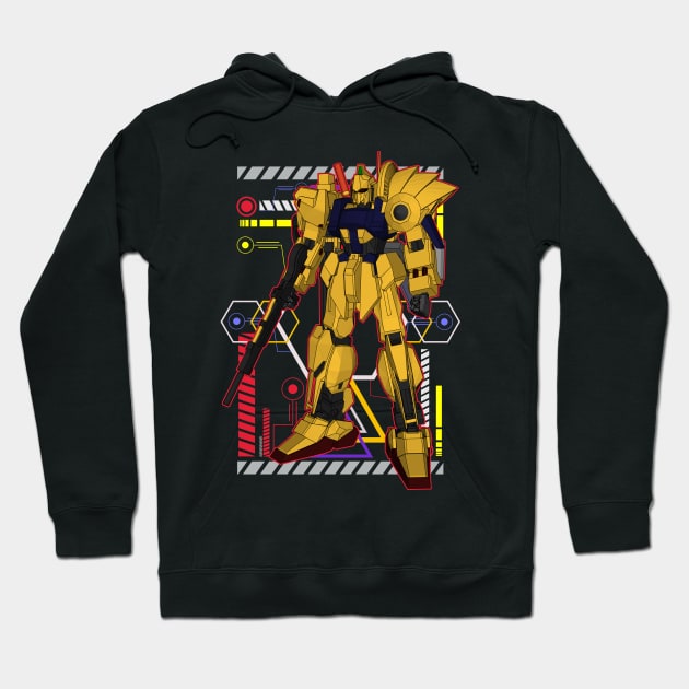 The MSN-00100 (MSN-100, MSN-001) Hyaku Shiki Hoodie by gblackid